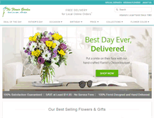 Tablet Screenshot of flowergardenatl.com